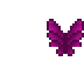 butterfly wings - pink fade - big wings
