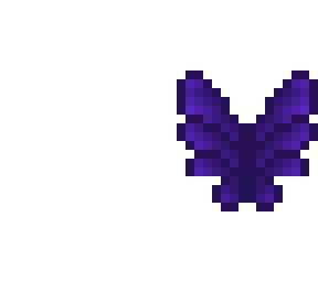 butterfly wings - purple fade - big wings