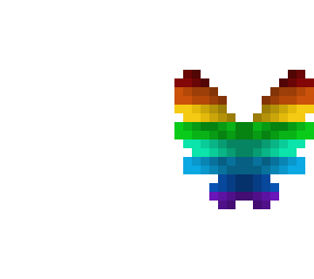 butterfly wings - rainbow - big wings v2