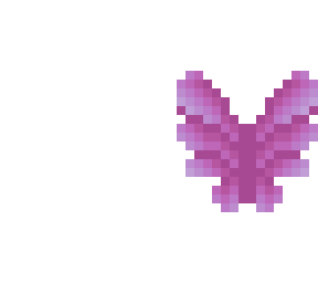butterfly wings - valentine pink and purple - big wings