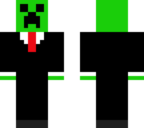 creeper in a tuxedo (fixed limbs and shoes)