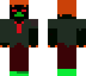 dark herobrine with suit
