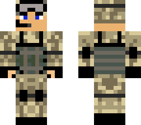 desert camo soldier
