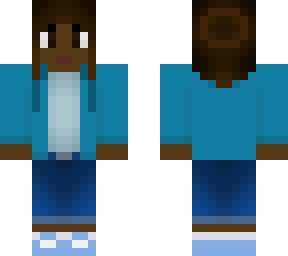 girl in blue