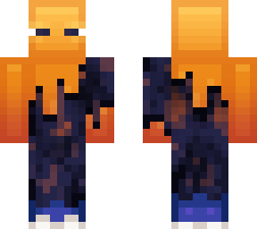 lava, rock, blue sneaker guy...