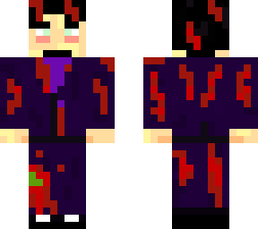 purple suit badskinzombie(2nd layer suitandshoes+moredetails and bloody knuckles