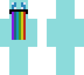 rainbow noob skin