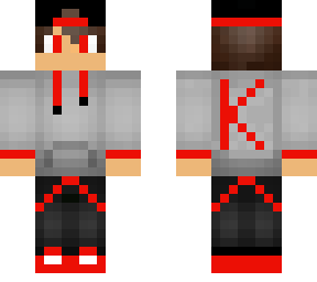 red gamer boy with a hat