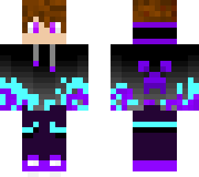 teal and purple