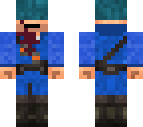 tf2 meet the spy (blu soldier with blood)