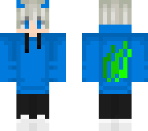 trendy blue boi (my skin)