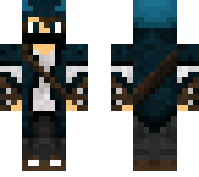 blue demon with a blue beanie v2