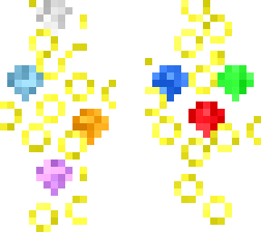 go super/hyper with sonic rings and chaos emeralds