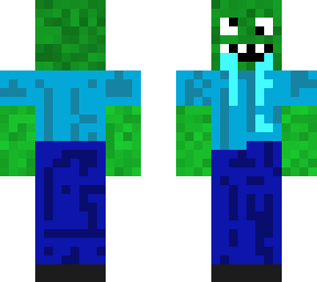 oh no! its a crazy zombie!