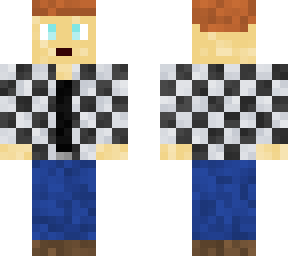 white/grey plad chad