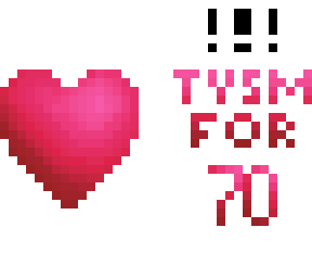 70 followers!!!!!