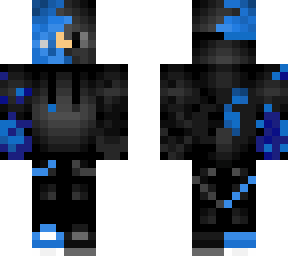 blue ninja flame guy