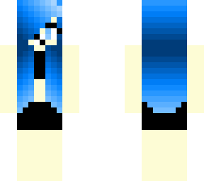 girl with blue hair (baby version)