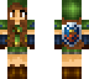 lady link but make her brunette