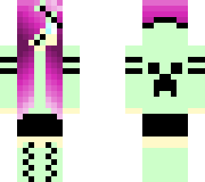 lyla the creeper girl (partial hood, baby version)