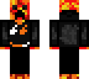 preastonplayz in fire smile hoodie