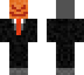 pumpkin with  suit