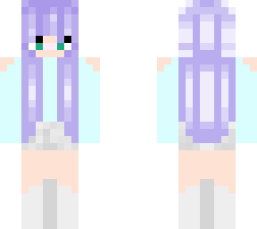 purple hair girl