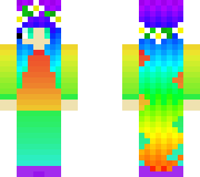 rainbow girl