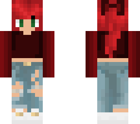 red haired teen