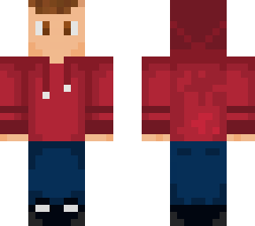 red hoodie
