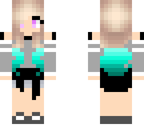 teal wolf girl