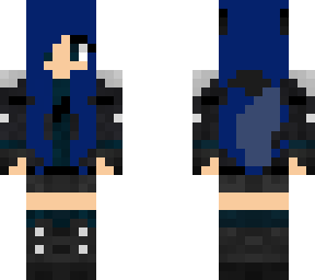 blue werewolf girl