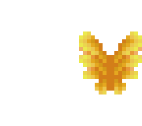 butterfly wings - sunny yellow and orange - big wings