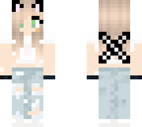 cute cat girl skin