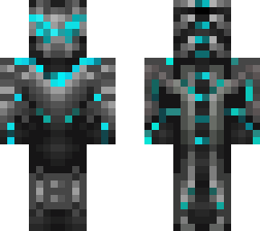 duckykiwi edited cyan and turquoise robot assassin