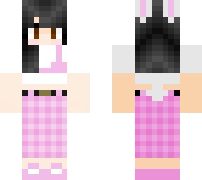 pink bunny girl