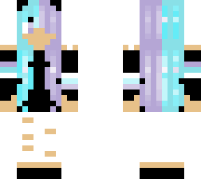 purple and blue