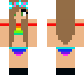 rainbow binki girl
