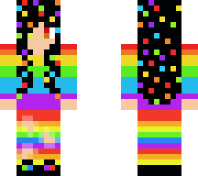 rainbow girl