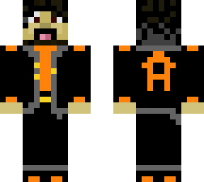 black orange man