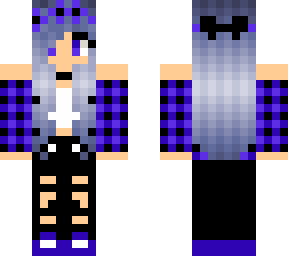 cute purple girl