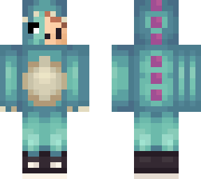 half dinosaur onesie boy