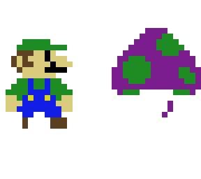 luigi pixel