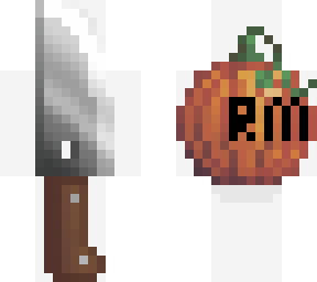 pumpkin carved with my initials