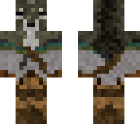 tundra man w/ wolf mask