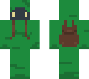 kawaii lost traveler (green)
