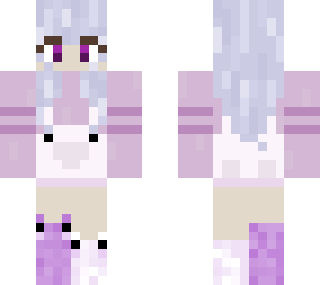 kawaii purple girl