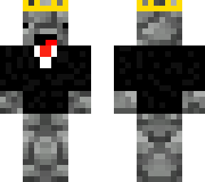 derpy cobblestone with suit and crown