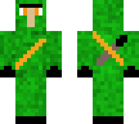 green ninja villager