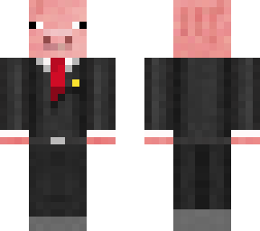nitro pig in a suit